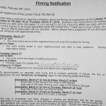 Fifty Shades Darker/Freed Filming Notice for the London Pub in Vancouver on March 3