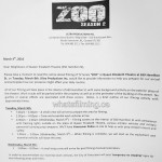 Zoo Filming Filming at Queen Elizabeth Theatre Vancouver March 8, 2016