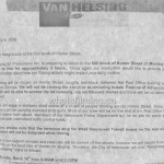 Van Helsing Filming Notice 600 Homer Street March 14, 2016