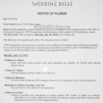 Wedding Bells Filming Notice April 25, 2016 Bodega Main Street Vancouver
