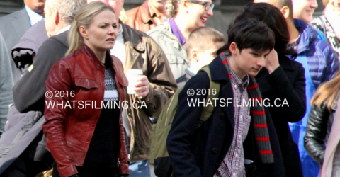 Once Upon a Time Filming at Vancouver Art Gallery