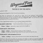 Wayward Pines Filming Notice April 6, 2016 E Pender St Vancouver