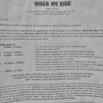 When We Rise Filming Notice April 14, 2016 St James Church Cordova Powell Vancouver