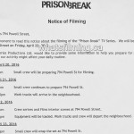 Prison Break Filming Notice April 22, 2016 Vancouver Auto Powell