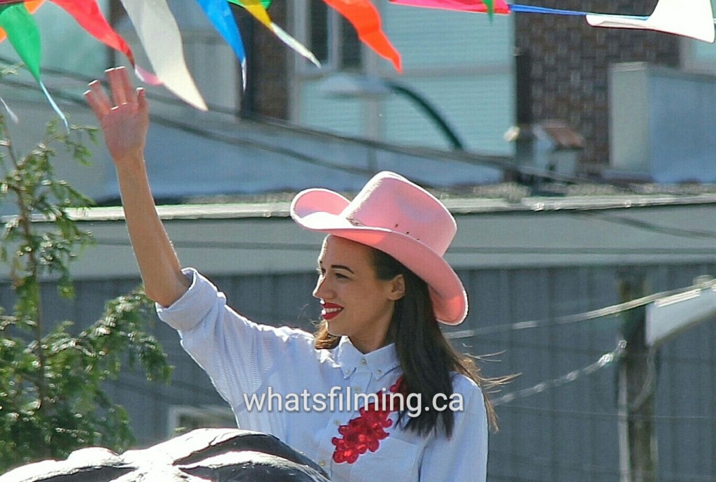 Miranda Sings aka Colleen Evans filming Haters Back Off in Port Coquitlam