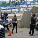 Lori Loughlin as Jennifer Shannon Filming Garage Sale Mystery in Vancouver