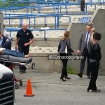 Lori Loughlin as Jennifer Shannon Filming Garage Sale Mystery in Vancouver