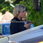 Ross Lynch filming Status Update movie in Vancouver