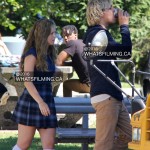 Ross Lynch & Brec Bassinger filming Status Update movie in Vancouver