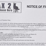 Max 2 White House Hero Filming Notice July 12, 2016 Thornton Park/Station near Pacific Central Vancouver