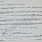 The Romeo Section Filming Notice July 15, 2016 Penthouse Nightclub on Seymour St Vancouver