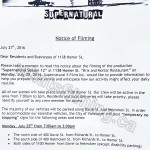 Supernatural Filming Notice July 25, 2016 Brix & Mortar, Homer Street, Yaletown, Vancouver