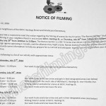 The Romeo Section Filming Notice July 28-29, 2016 at Strathcona Elementary School and E Hastings St, Vancouver