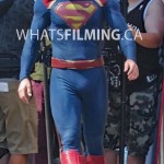 Tyler Hoechlin in the Superman Suit for Supergirl in Vancouver