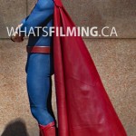 Tyler Hoechlin in the Superman Suit for Supergirl in Vancouver