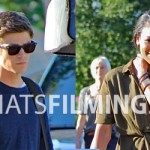 Grant Gustin & Candice Patton Filming The Flash Season 3 Episode 2 in Vancouver