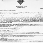 Supergirl Filming Notice August 4, 2016 at Georgia Viaduct in Vancouver