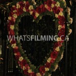 Barry’s heart-shaped prop for Iris made from flowers