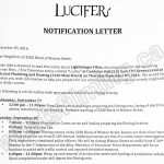 Lucifer Filming Notice September 8, 2016 at Watson St / Main St / E 17th Avenue in Vancouver