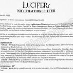 Lucifer Filming Notice September 9, 2016 at T-Rex Convenience Store on Main St in Vancouver