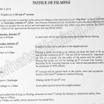 Pop Star Filming Notice October 6, 2016 at 65 E 6th Ave in Vancouver