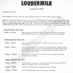 Loudermilk Filming Notice November 28-29, 2016 at The Coffee Bar & El Santo on Columbia St in New Westminster