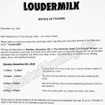 Loudermilk Filming Notice December 5, 2016 at The Victorian Hotel on Homer St in Vancouver