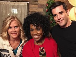 Christmas at Holly Lodge stars Alison Sweeney, Sheryl Lee Ralph and Jordan Bridges