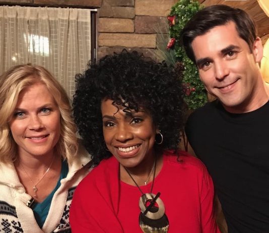 Christmas at Holly Lodge stars Alison Sweeney, Sheryl Lee Ralph and Jordan Bridges