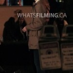 Caitlin Snow (Danielle Panabaker) filming a scene for The Flash season 3 episode 13 in Vancouver
