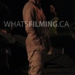 Julian Albert (Tom Felton) dressed a bit like Indiana Jones while filming a scene for The Flash season 3 episode 13 in Vancouver