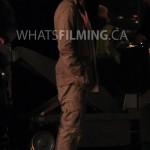 Julian Albert (Tom Felton) dressed a bit like Indiana Jones while filming a scene for The Flash season 3 episode 13 in Vancouver