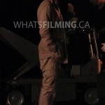 Julian Albert (Tom Felton) dressed a bit like Indiana Jones while filming a scene for The Flash season 3 episode 13 in Vancouver