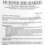 Murder She Baked Filming Notice February 2, 2017 on Mavis Ave in Fort Langley