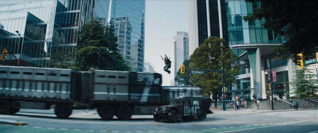 Deadpool 2 filming locations: Burrard & West Hastings