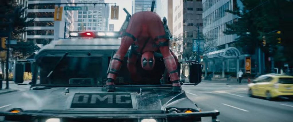 Deadpool 2 filming locations: West Georgia Street & Thurlow Street